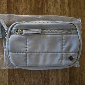 Stylish Gray Quilted Women's Bag
